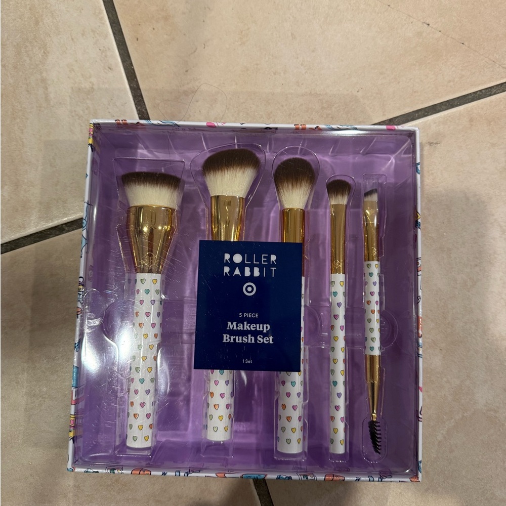 ROLLER RABBIT X TARGET MAKEUP BRUSHES